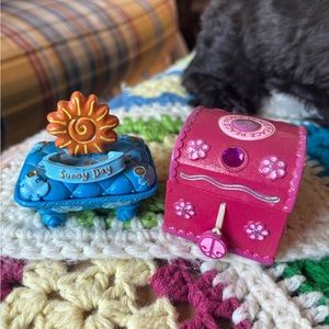 Two Vintage Y2K Claire’s Trinket Boxes